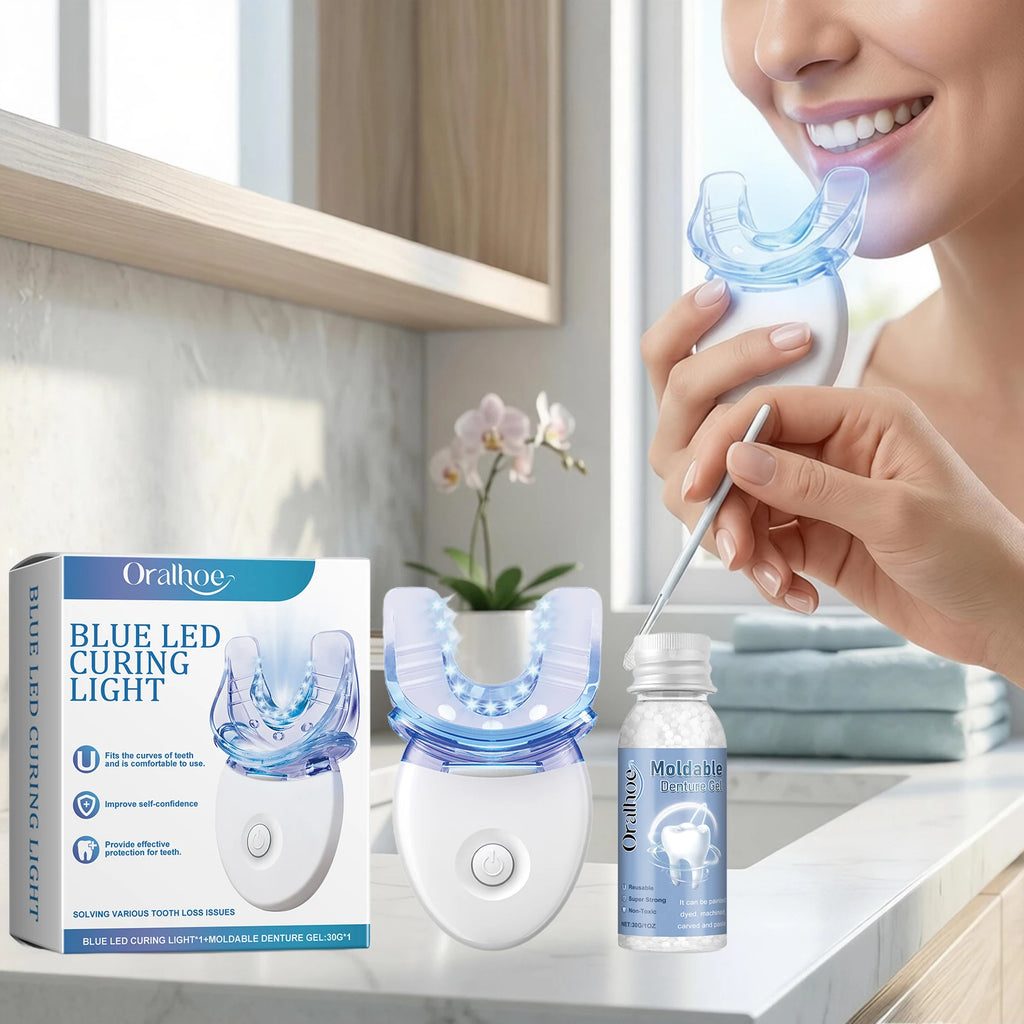 Radiant Smile in 10 Minutes – Professional LED Teeth Whitening Kit