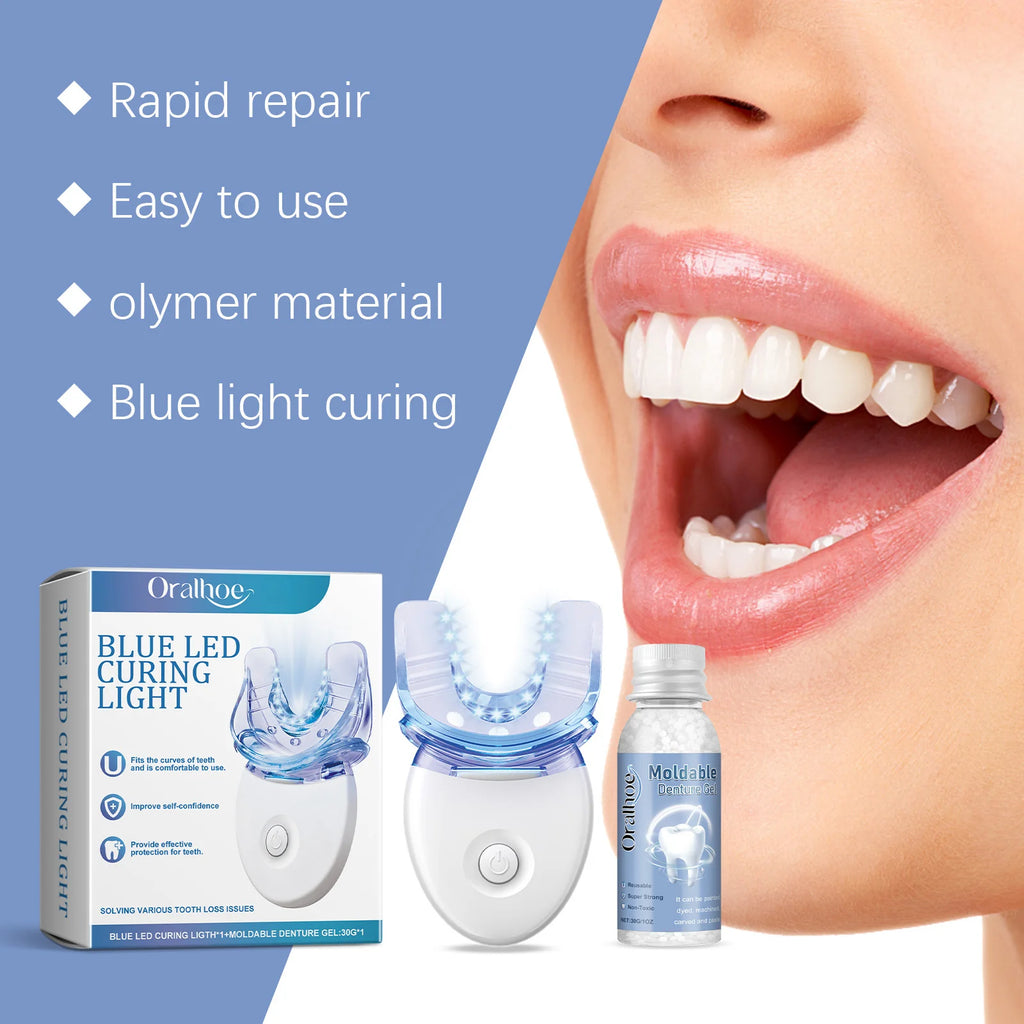 Radiant Smile in 10 Minutes – Professional LED Teeth Whitening Kit