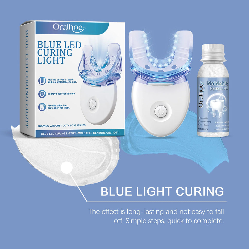Radiant Smile in 10 Minutes – Professional LED Teeth Whitening Kit